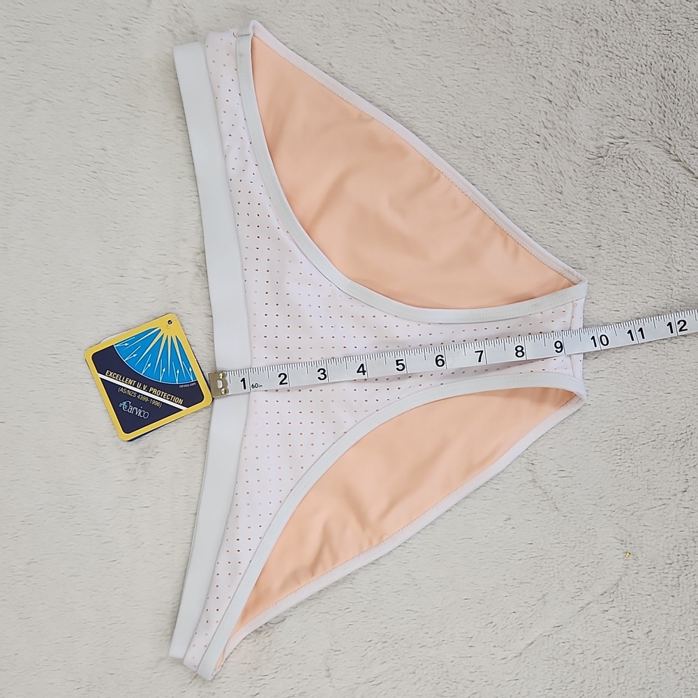 NEW Fabletics Valentina Bikini Bottom White | Women's Size Medium NWT - Picture 4 of 10